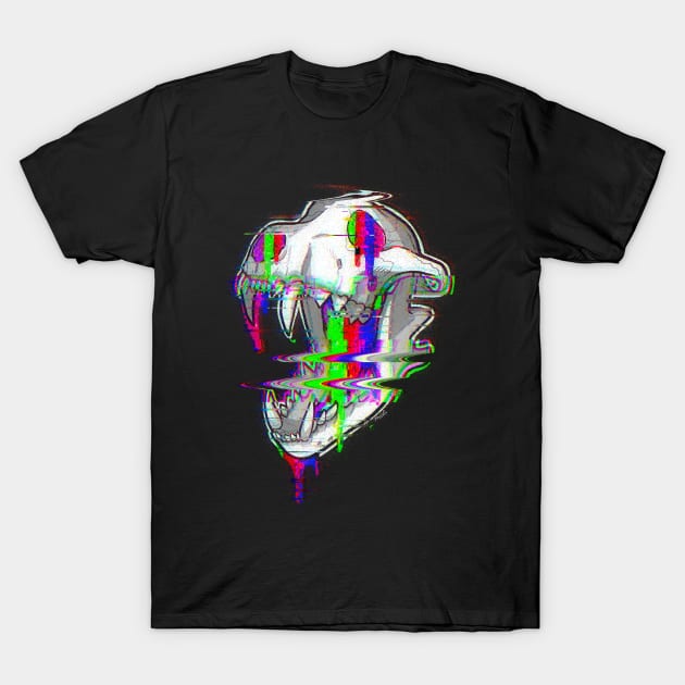 Glitch Wolf T-Shirt by SpecialKay Studio